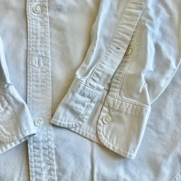 J. Crew Oxford cloth button-down shirt in white, size S slim - Picture 4 of 5